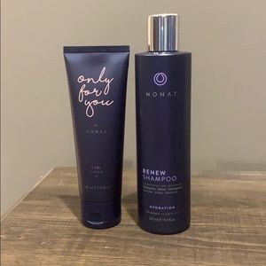 Monat Renew Shampoo and curl cream